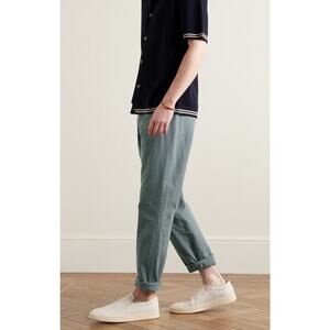 HARTFORD - Tyron Slim-Fit Straight Twill Trousers /32 / NWOT